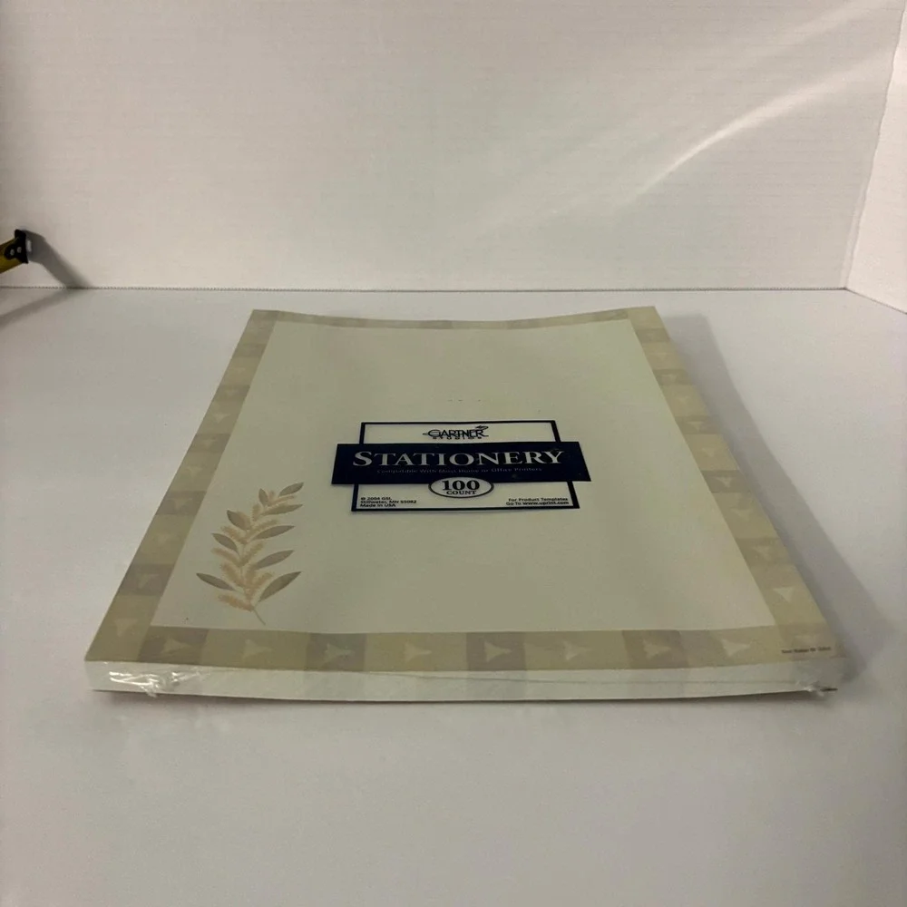 Gartner Studios Sage Stationery Paper 100 Sheets 8.5x11 Inkjet Laser Printable